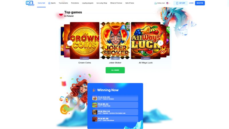 IceCasino platforma gier online