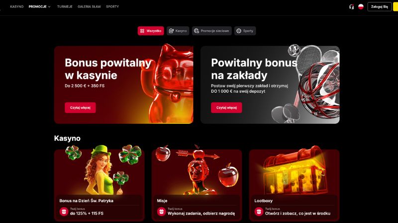 VulkanSpiele Casino platforma gier